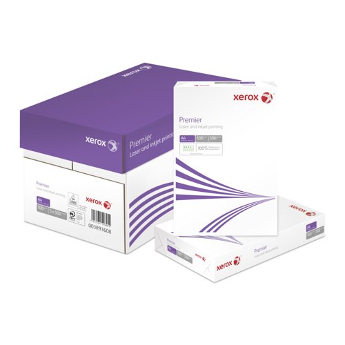 Xerox Premier A4 Paper 100gsm White Box (5 Reams) 003R93608 Xerox Premier A4 Paper 100gsm White Box (5 Reams) 003R93608