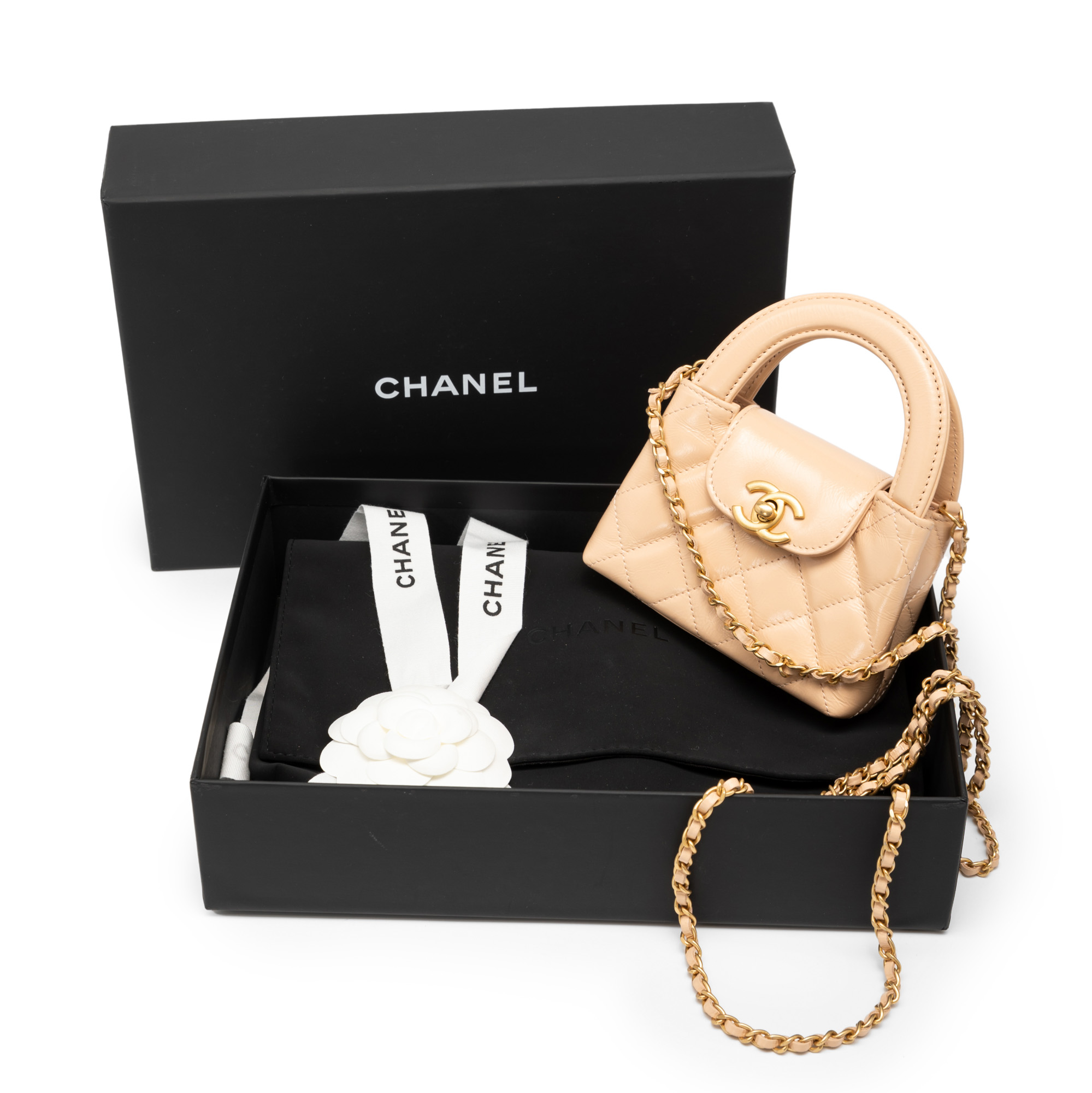 Pre-owned Chanel - Top Handle Kelly mini bag | Luxe Dressing
